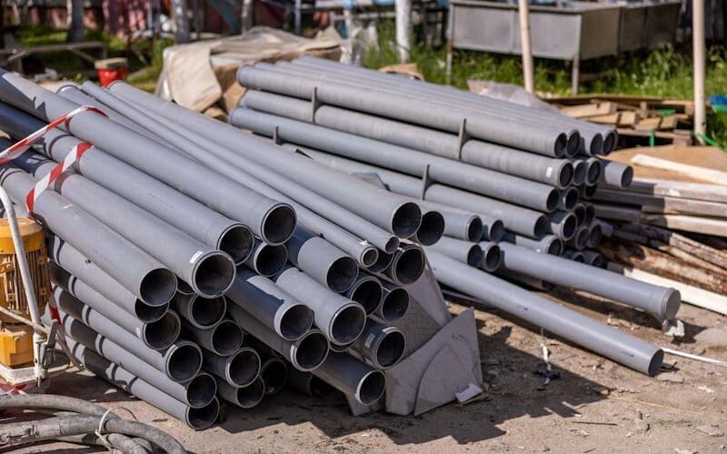 Exterior radon mitigation vent piping